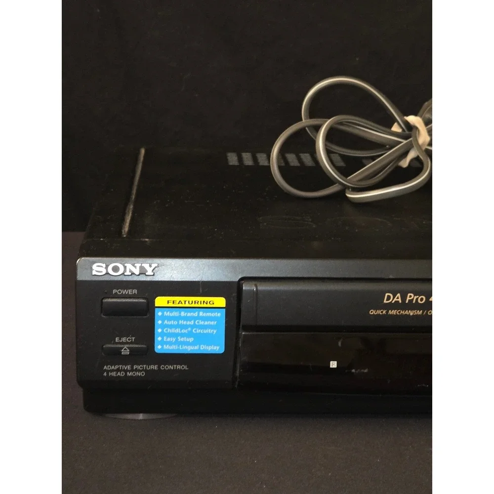 Sony SLV478 DA Pro4 Head VHS Video Cassette Recorder Player NO Cables PARTS ONLY